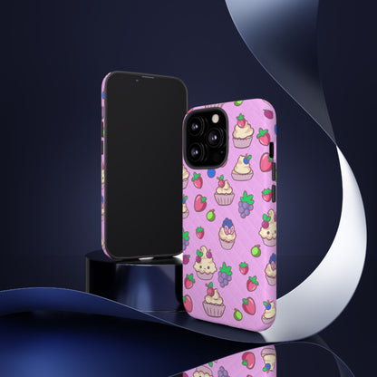 Pink Fruit Cakes Phone Case