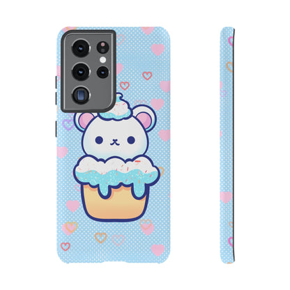 Frosty Cupcake Bear Phone Case