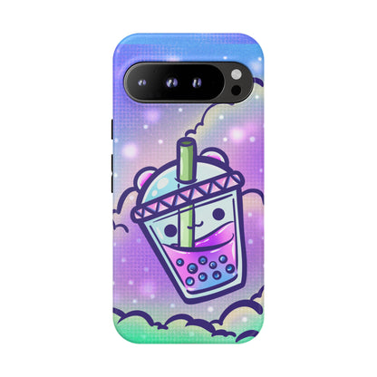 Sparkly Clouds Boba Phone Case