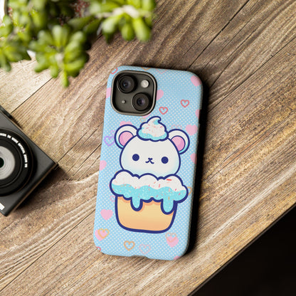 Frosty Cupcake Bear Phone Case