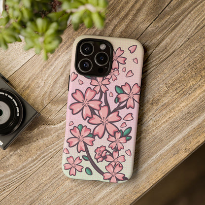 Pink Sakura Tree Phone Case