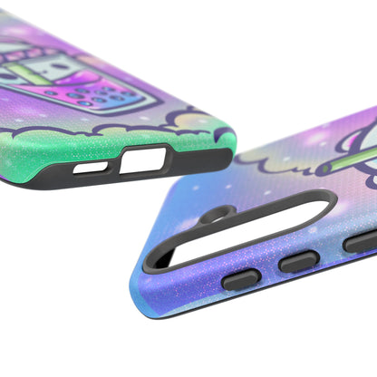 Sparkly Clouds Boba Phone Case
