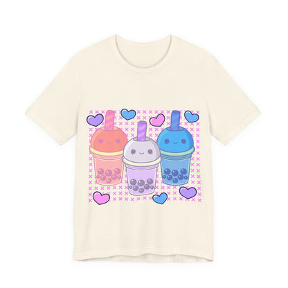 Cute Bubble Tea Kawaii T Shirt - Pink X Holic