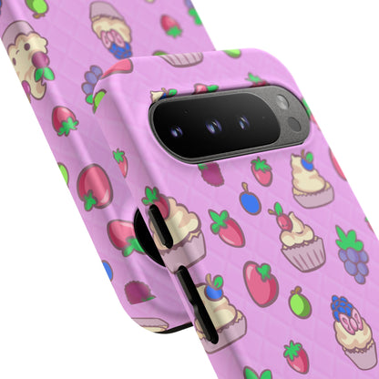 Pink Fruit Cakes Phone Case