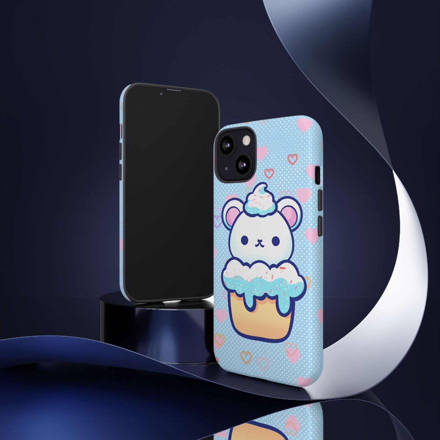 Frosty Cupcake Bear Phone Case