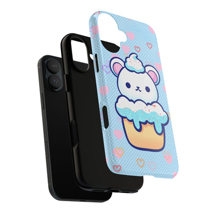 Frosty Cupcake Bear Phone Case