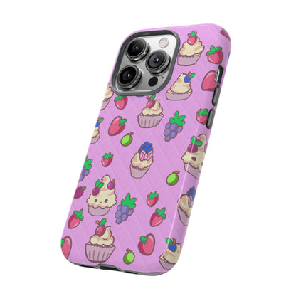 Pink Fruit Cakes Phone Case