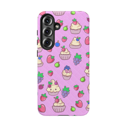 Pink Fruit Cakes Phone Case