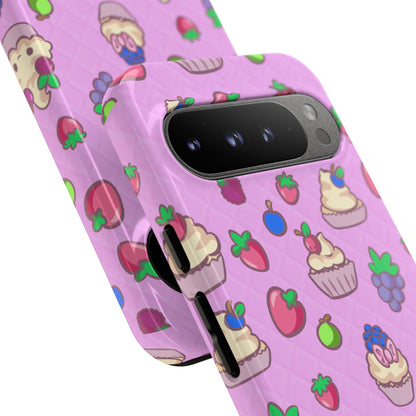 Pink Fruit Cakes Phone Case
