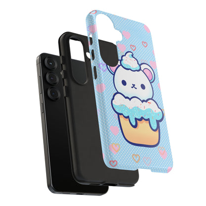Frosty Cupcake Bear Phone Case