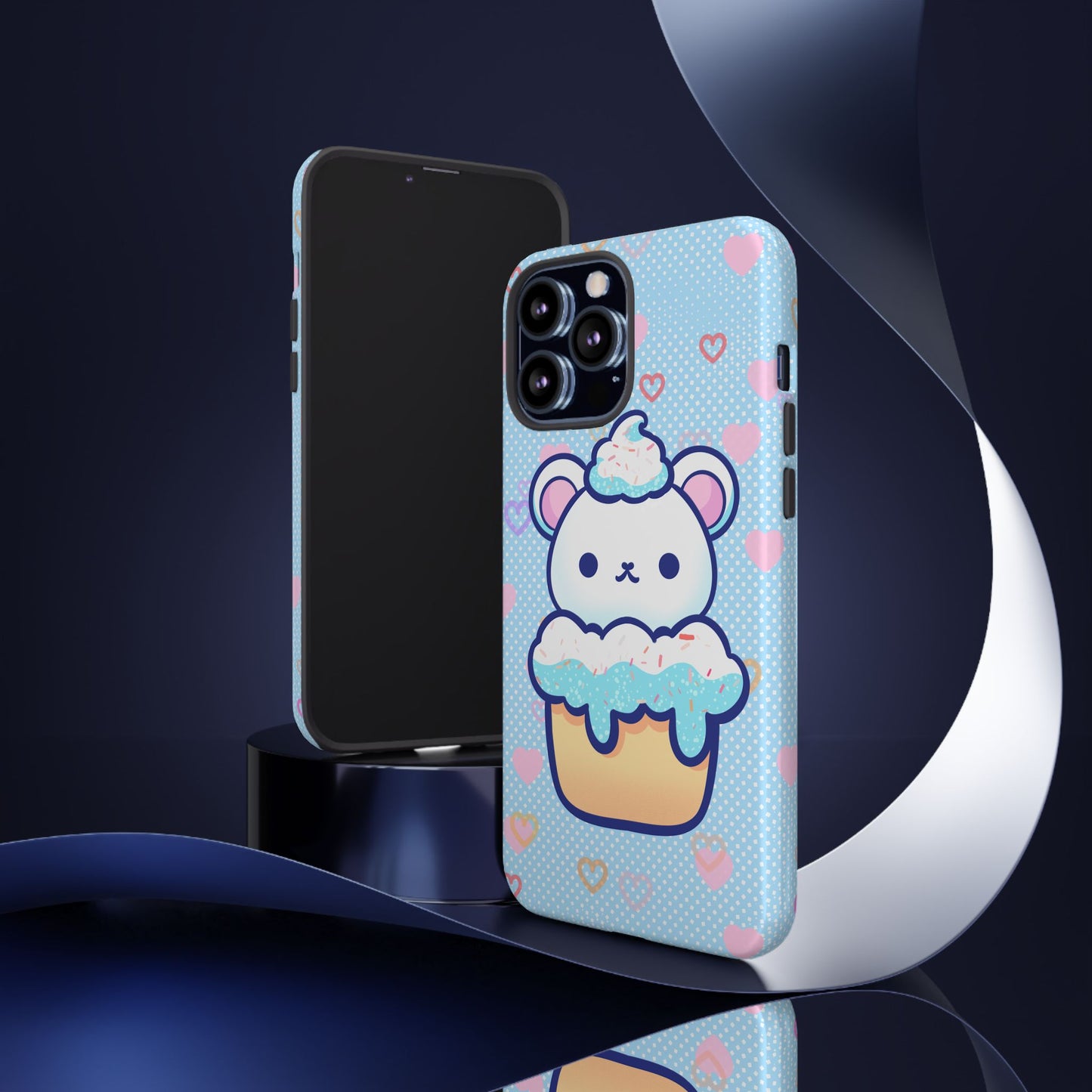 Frosty Cupcake Bear Phone Case