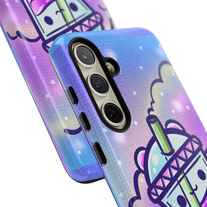 Sparkly Clouds Boba Phone Case