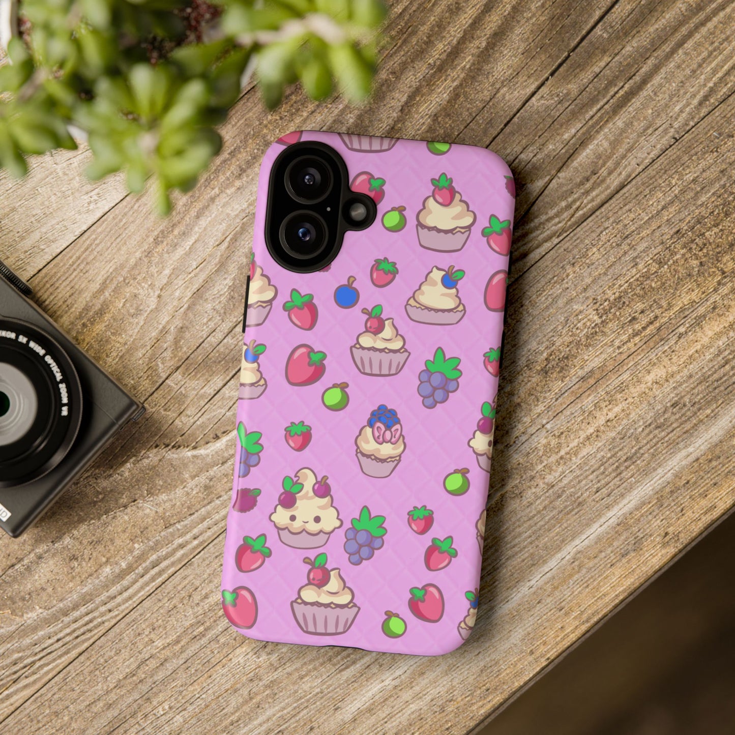 Pink Fruit Cakes Phone Case