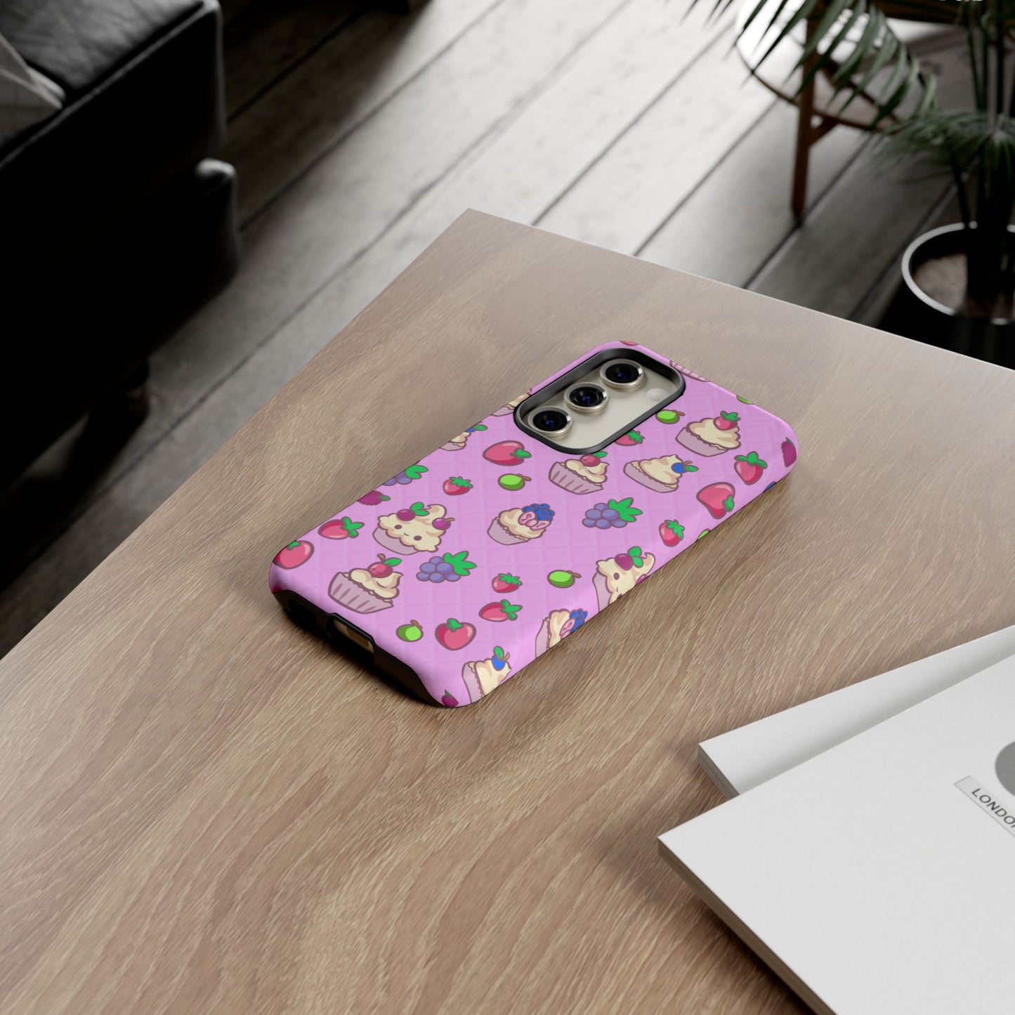 Pink Fruit Cakes Phone Case