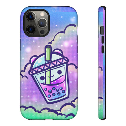 Sparkly Clouds Boba Phone Case