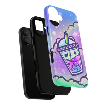Sparkly Clouds Boba Phone Case