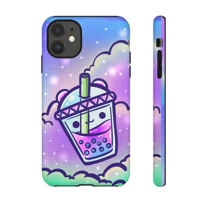 Sparkly Clouds Boba Phone Case
