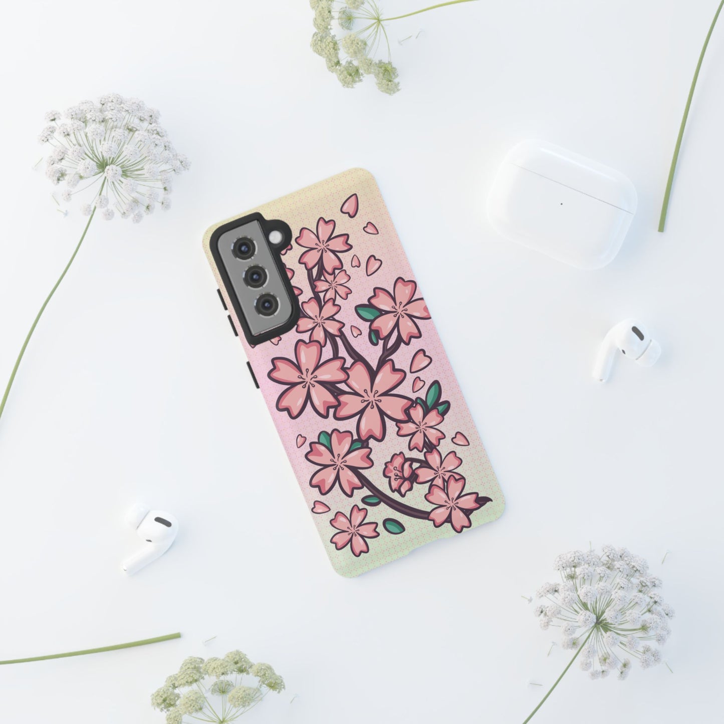Pink Sakura Tree Phone Case