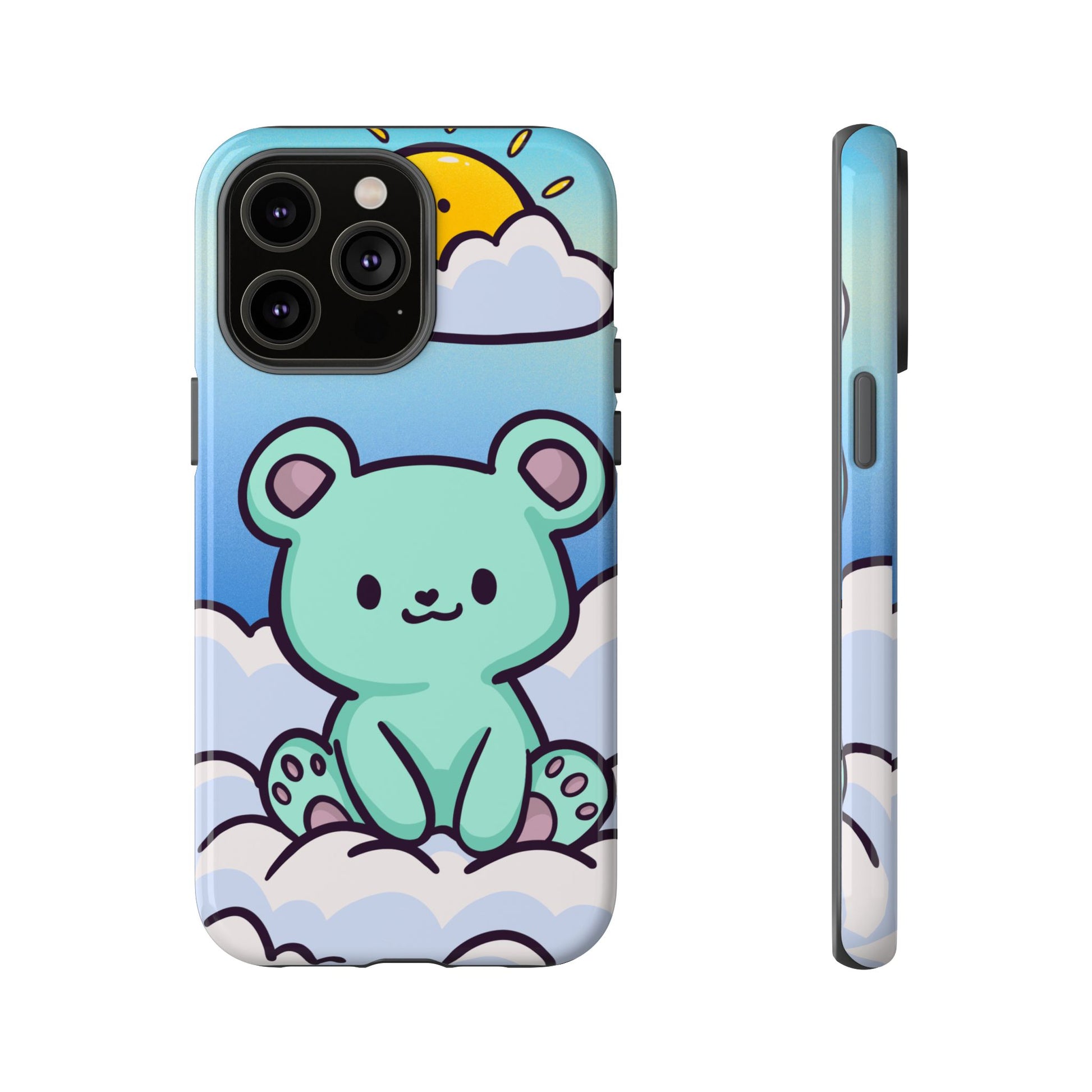 Cloud Cub Morning Sky Bear Phone Case - Pink X Holic