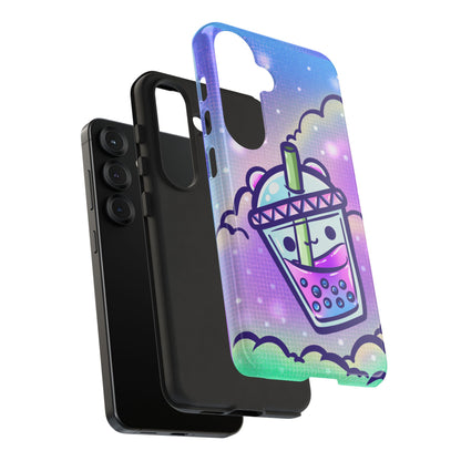 Sparkly Clouds Boba Phone Case