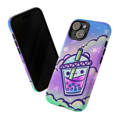 Sparkly Clouds Boba Phone Case