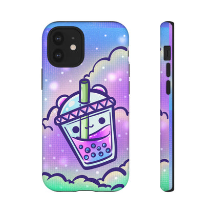 Sparkly Clouds Boba Phone Case