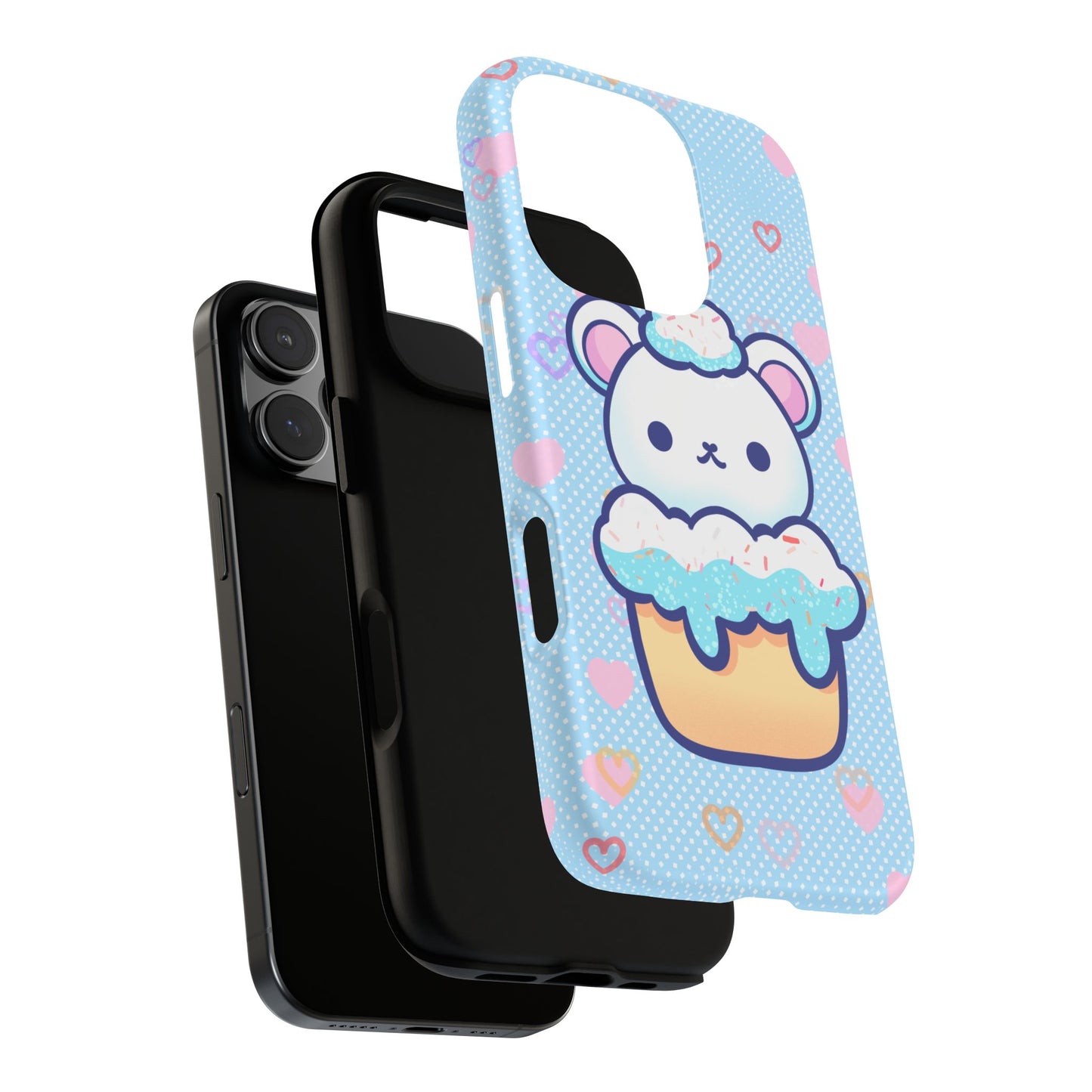 Frosty Cupcake Bear Phone Case