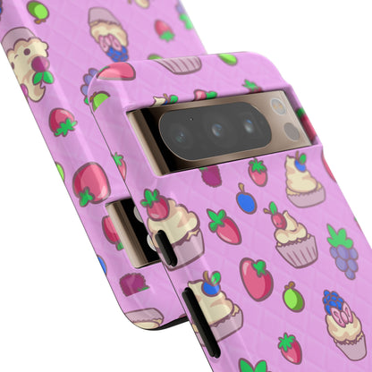 Pink Fruit Cakes Phone Case