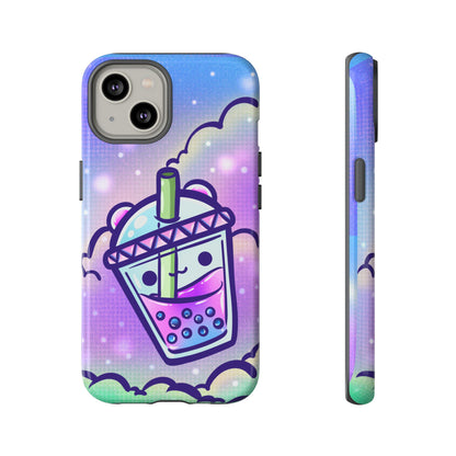 Sparkly Clouds Boba Phone Case