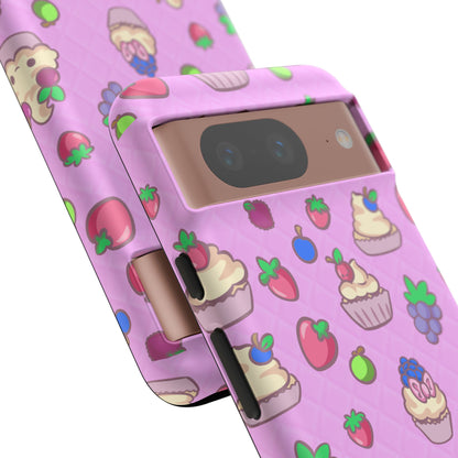 Pink Fruit Cakes Phone Case