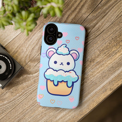 Frosty Cupcake Bear Phone Case
