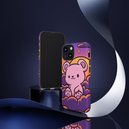 Cloud Cub Sunset Sky Bear Phone Case