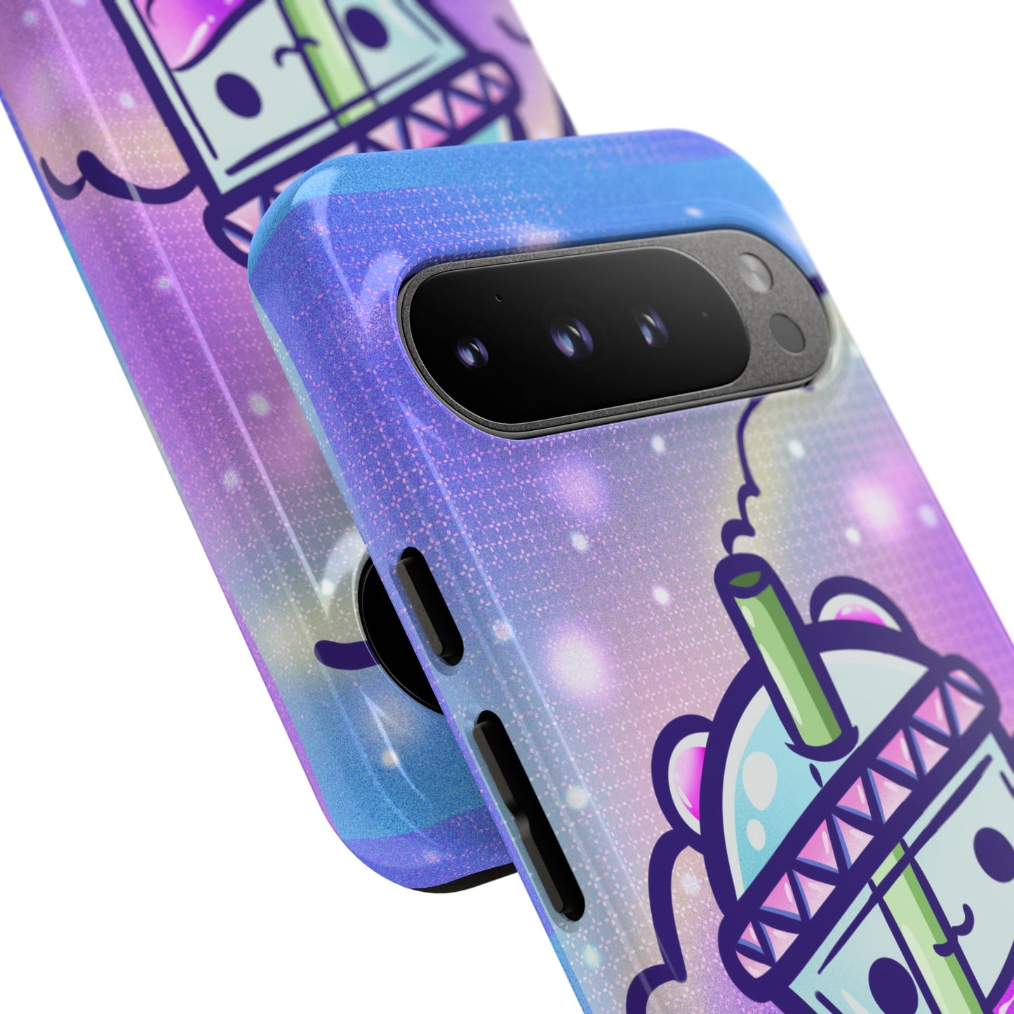 Sparkly Clouds Boba Phone Case