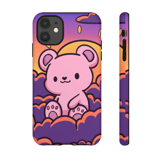 Cloud Cub Sunset Sky Bear Phone Case - Pink X Holic