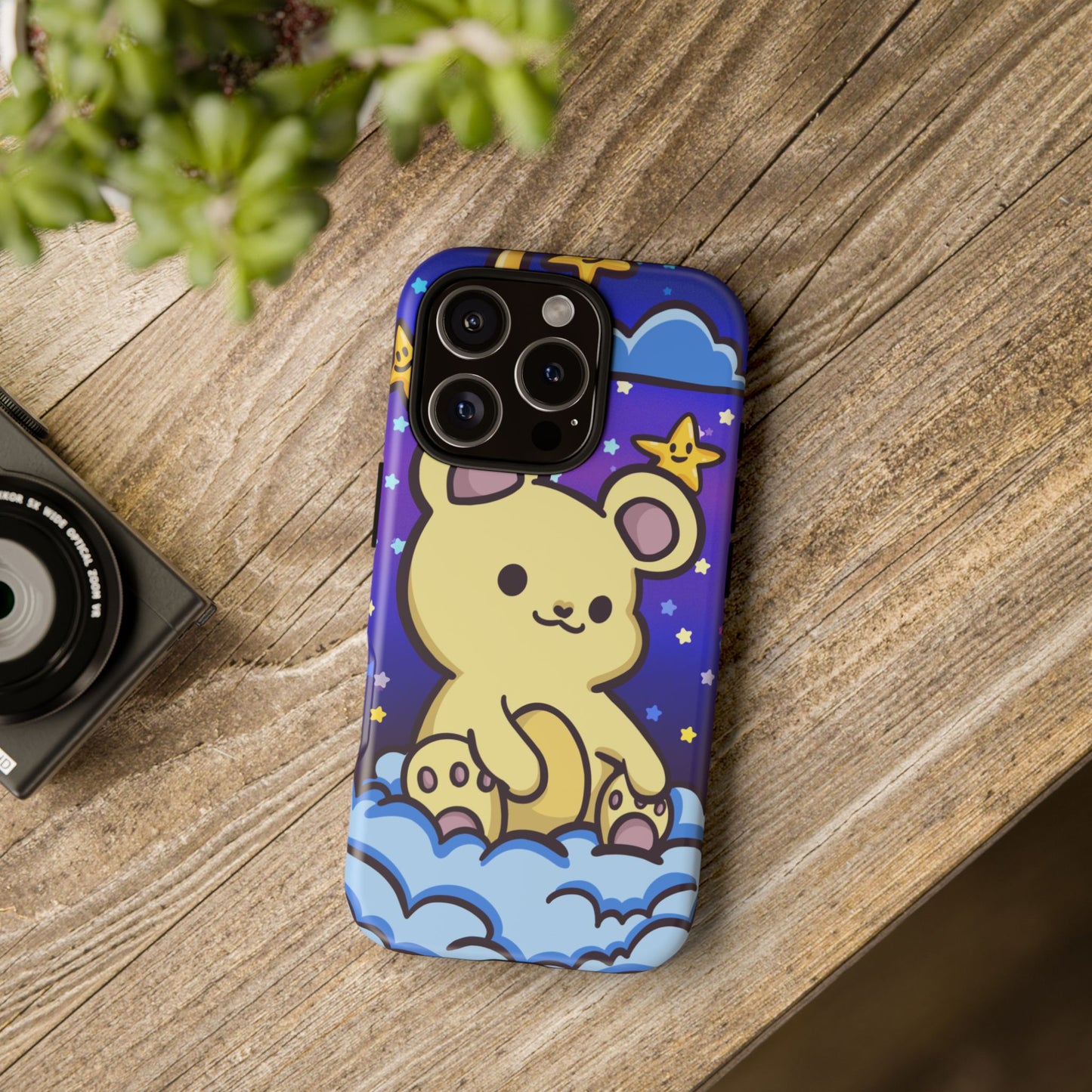 Cloud Cub Nighttime Sky Bear Phone Case