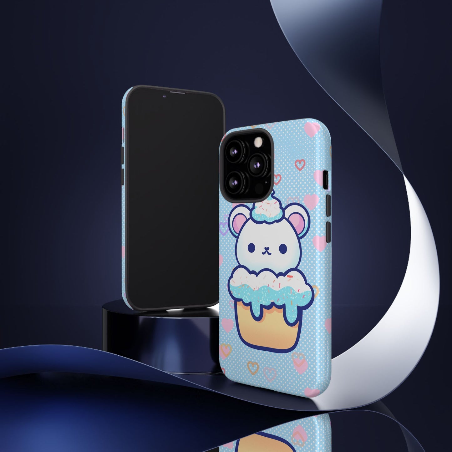 Frosty Cupcake Bear Phone Case