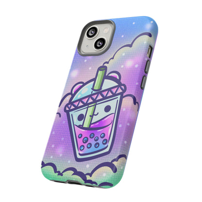 Sparkly Clouds Boba Phone Case
