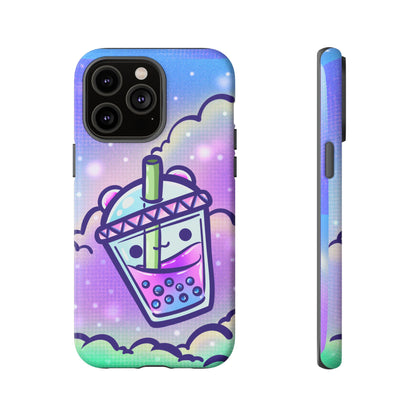Sparkly Clouds Boba Phone Case