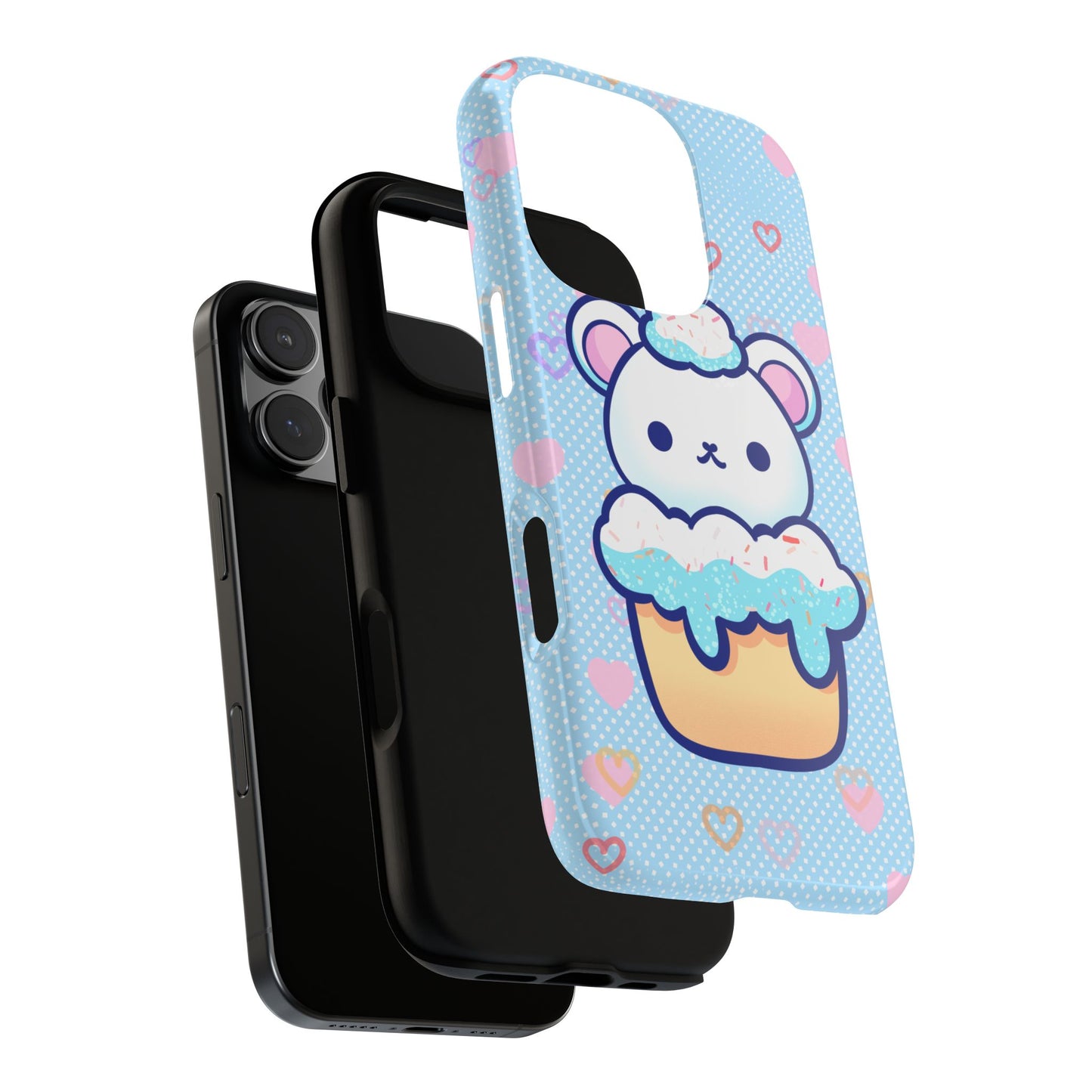 Frosty Cupcake Bear Phone Case