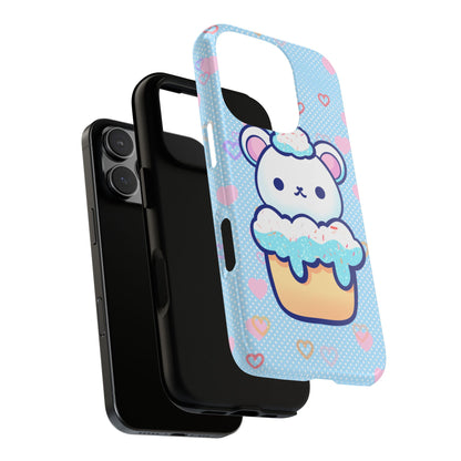 Frosty Cupcake Bear Phone Case