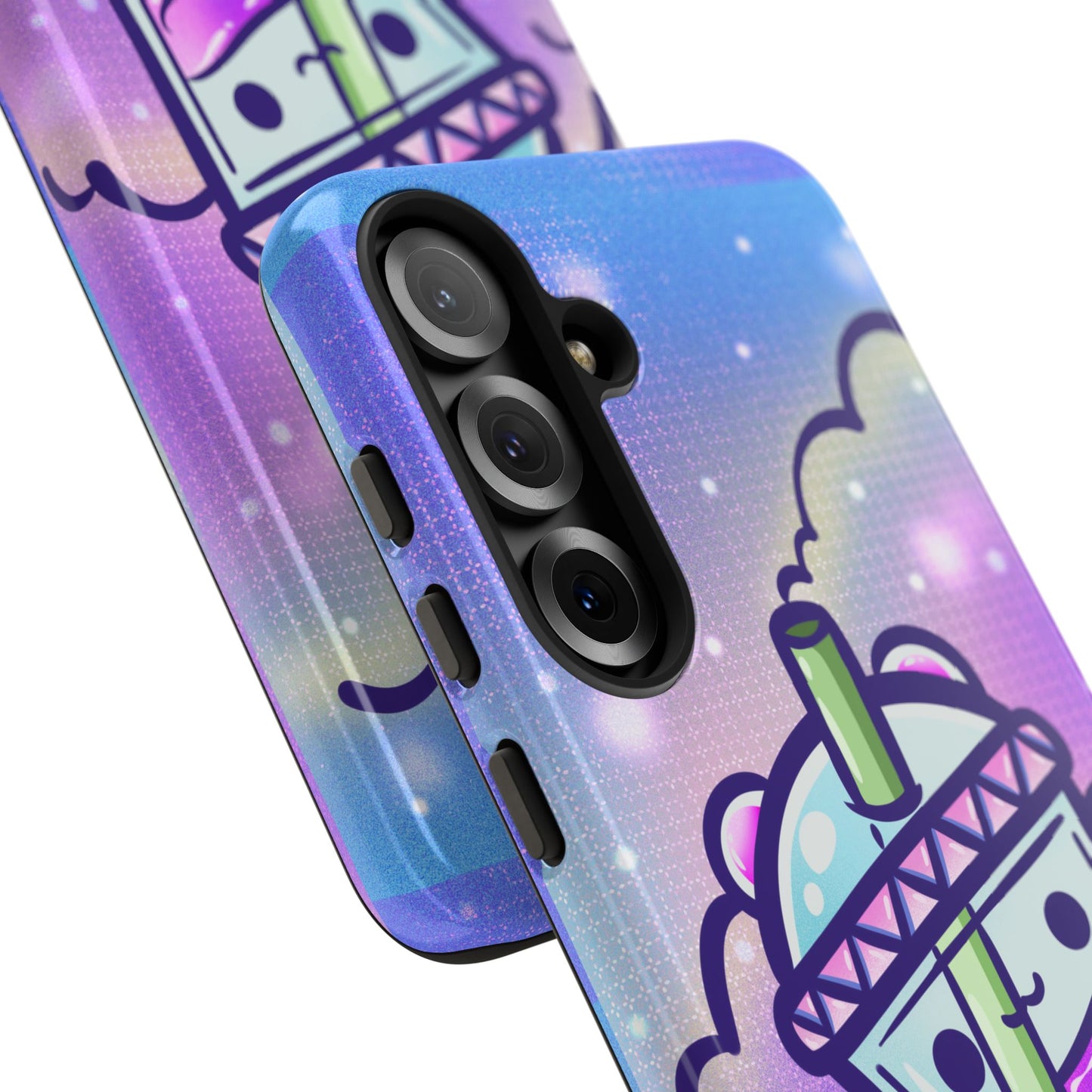 Sparkly Clouds Boba Phone Case