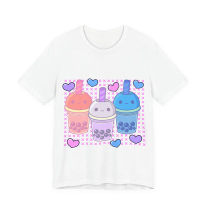 Cute Bubble Tea Kawaii T Shirt - Pink X Holic