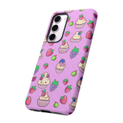 Pink Fruit Cakes Phone Case