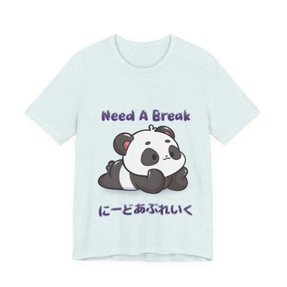 Cute Panda Need A Break T Shirt