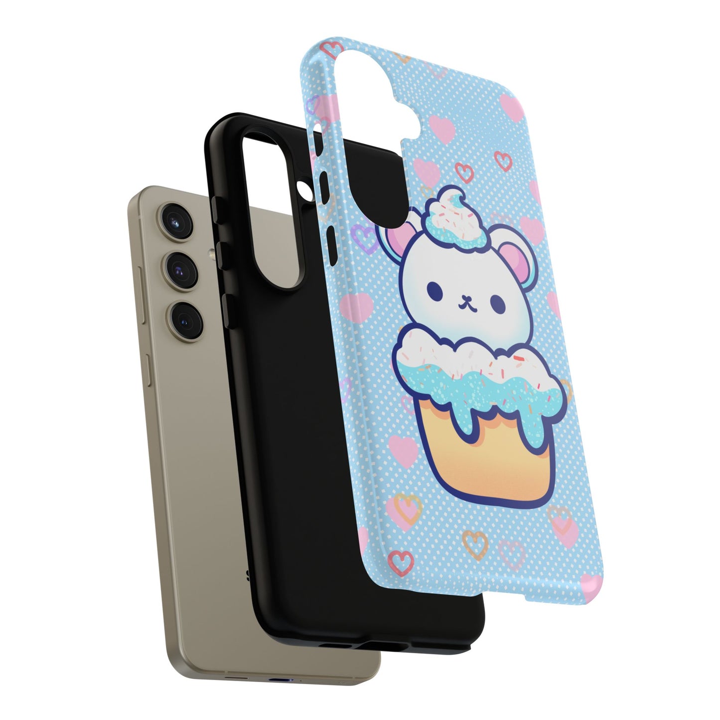 Frosty Cupcake Bear Phone Case