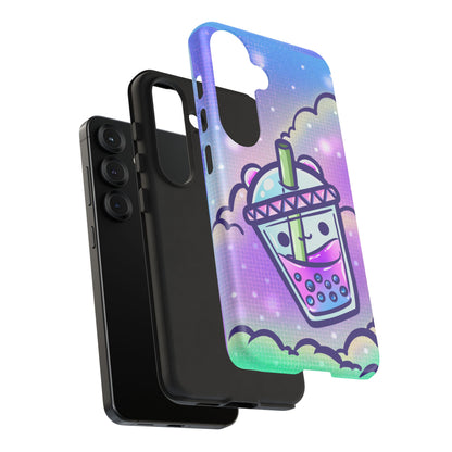 Sparkly Clouds Boba Phone Case