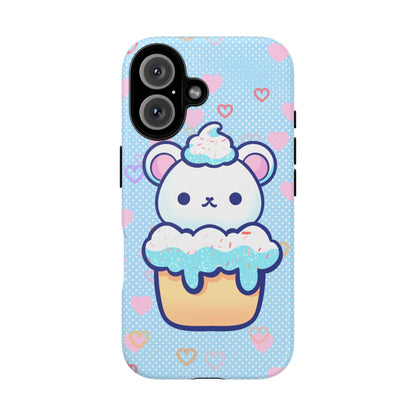 Frosty Cupcake Bear Phone Case
