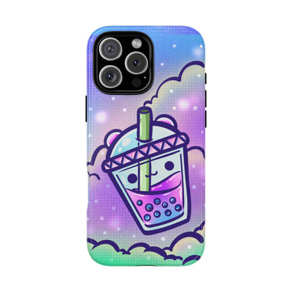 Sparkly Clouds Boba Phone Case