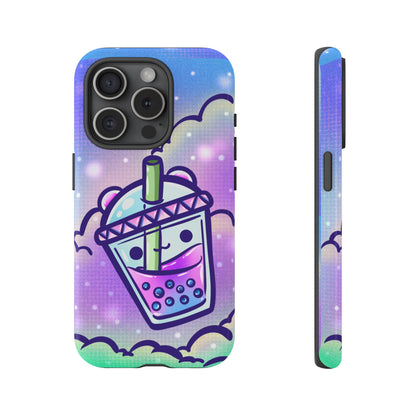 Sparkly Clouds Boba Phone Case