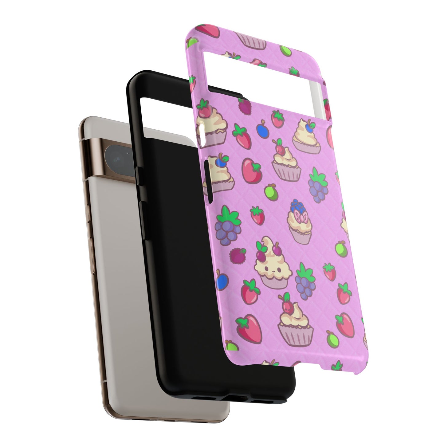 Pink Fruit Cakes Phone Case
